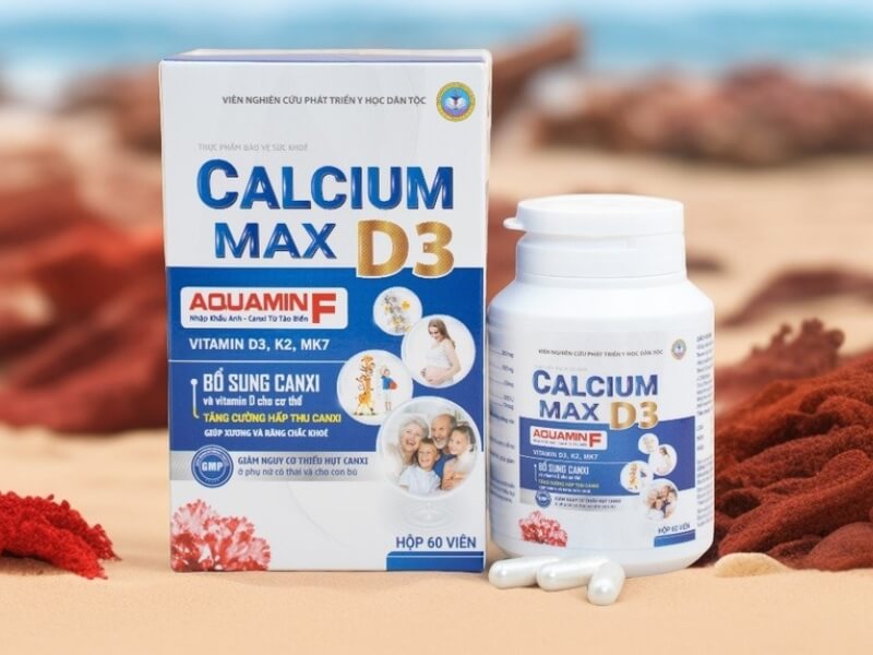 CALCIUM MAX D3 - canxi hữu cơ từ tảo biển cho bà bầu