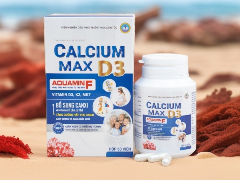 Calcium Max D3 - Nguồn canxi hữu cơ từ tảo biển đỏ