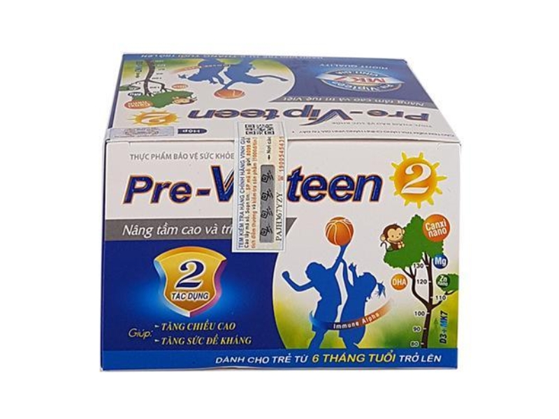 Cốm bổ sung canxi Pre Vipteen 2